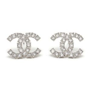 🚫SOLD🚫Chanel Classic CC Crystals Earrings